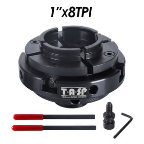 4인치 목공선반척 목선반척 4죠 선반척 100mm, 1 inch x 8TPI, 1개