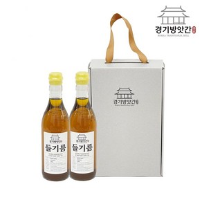 경기방앗간 저온압착방식 방앗간 통깨 진한 참기름 들기름 350ml 세트(중국산), 중국산 들기름세트(들기름350mlx2), 1세트