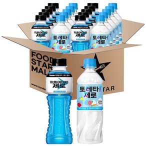 [푸드스타] 토레타 제로 500ml 파워에이드 제로 600ml 각 10입 총 20입, 500ml × 20개, 20개입