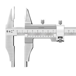 대형 버니어 캘리퍼스 스테인레스 노기스 대형 2m 산업용 고정 측정 캘리퍼 전자 중장비용, 0-400mm, 1개