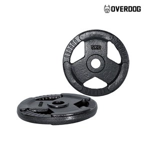 오버독 경량주물원판 (경량봉용), 경량봉용원판, 2개, 5kg