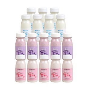 야베스목장 야베스요거150mlX17ea (플레인7+딸기5+블루베리5), 1개, 150ml