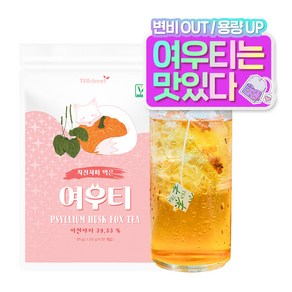 티트리트 차전자피 먹은 여우티 20개입, 1개, 1.55g