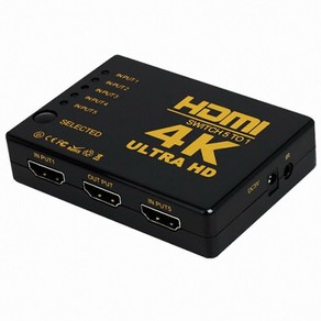 케이엘시스템 KLcom 5대1 HDMI 영상 장치 선택기 KL63, 1