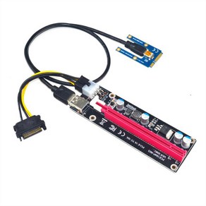 노트북 외부 그래픽 카드 EXP GDC BTC 광부 MPCIe-PCI-E 슬롯 마이닝 카드 용 PCI Expess 16X 라이저에 미니 PCIe, 하나, 하나