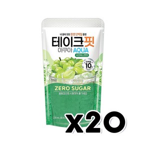 테이크핏 아쿠아 샤인머스캣 단백질 파우치음료 230ml x 20개