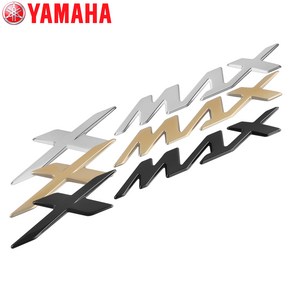 XMAX300 엠블럼(로고)- 3COLOR 좌 우 공용 순정품 B74-F173B-00 B74-F173B-10 B74-F173B-20, 금색, 1개