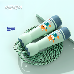 NEWNO 파스텔캐릭터 줄넘기, 블루, 1개