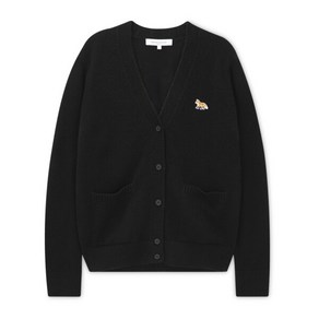 메종키츠네 24FW 여성 베이비 폭스 가디건 (LW00507KT1006 BLACK)