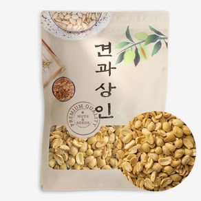 [견과상인]미국산 볶은 땅콩 1kg 깐땅콩 껍질 없는 더 부드럽고 고소한 맛 무염 무첨가, 1개