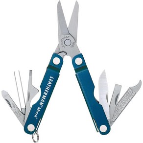 LEATHERMAN 마이크라 키체인 멀티툴 스프링액션 가위 및 그루밍 도구, 1개