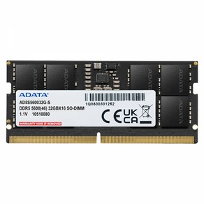 ADATA 노트북 DDR5-5600 CL46 서린 (16GB), 1개