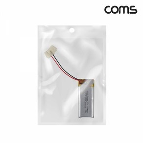 UB128 Coms 602045충전지3.7V500mAh, 1개, 1개입