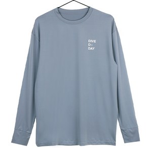 남자 여자 커플 래쉬가드 긴팔 루즈핏 베이직 수영복 상의 SW19800F, 블루/XL[105]