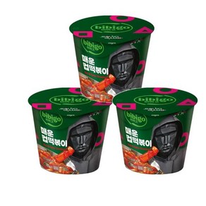 CJ [비비고X오징어 게임]비비고 매운 컵떡볶이, 110g, 3개, 110g