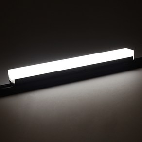 엘포스 LED TS라인 레일등 레일조명 일자등 라인조명 (주광색/주백색/전구색), 1200MM/30W, 1개, 블랙-주백색