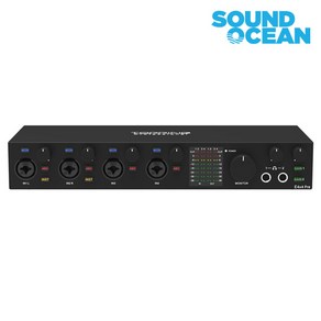 토핑 USB 오디오 인터페이스 TOPPING Pofessional USB Audio Inteface, E4x4 Pe 블랙, 1개