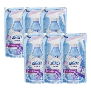 페브리즈 라벤더 앤 유칼립투스향 섬유탈취제 320ml X 6개 / 리필형