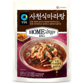 백앤 대상 청정원 호밍스 사천식마라탕, 450g, 1개