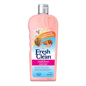 Pet-Ag Fesh ’n Clean Scented Ceme Rinse Conditione Classic Fesh Scent - 18 oz - Reduces Mats a, 1개, 510.29g