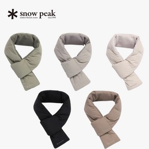 [백화점출고정품] SNOW PEAK PADDING MUFFLER 스노우피크 패딩머플러