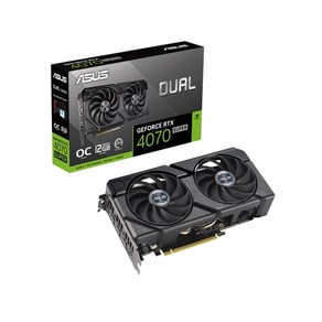 ASUS DUAL 지포스 RTX 4070 SUPER O12G EVO OC D6X 12GB