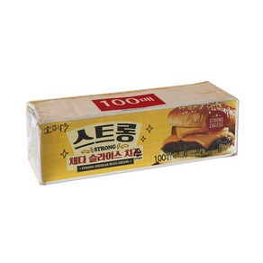 동원 소와나무 스트롱 체다 슬라이스 치즈 1.8kg(18g x 100매) 아이스박스포장무료, 1개, 18g