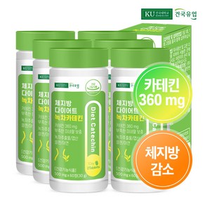 [건국유업] 체지방 다이어트 녹차카테킨 60정x6개(6개월), 6개, 30g