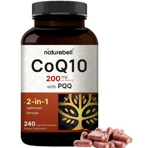 네이처벨 코큐텐 칵10 CoQ10 PQQ NatueBell 240정 1통 코엔자임큐텐 큐텐 코엔자임q10, 1개