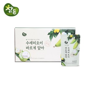 참든 유기농 수세미 오이 바르게 담아 수세미즙 수세미발효액 수세미액기스 발효액 100ml, 30개