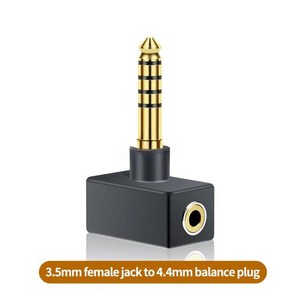 잭어댑터 밸런스 오디오 4 4mm-3 5mm 2, 02 3.5mm to 4.4mm plug