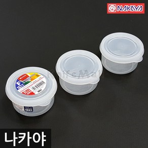 일본 나카야 원형 밀폐용기 F (3P세트) (나카야 밀폐용기), 1개