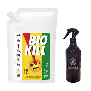 [BioKill 비오킬 1L 리필 + 분무기 500ml 증정] 비오킬, 1개