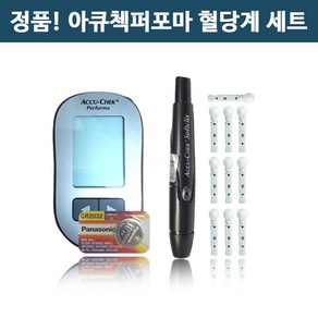 정품 로슈 ROCHE 아큐첵 퍼포마 혈당측정기 세트