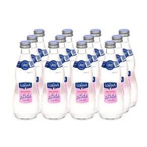 로리나 탄산음료 핑크레몬 330ml, 12개