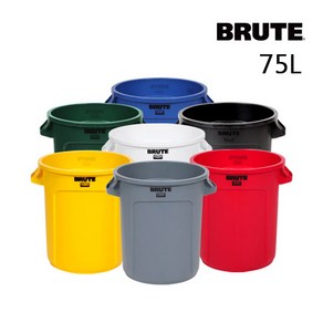 [브루트] BRUTE 벤티드75L - 원형컨테이너, 그린, 1개