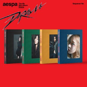 (CD) 에스파 (aespa) - Drama (4th Mini Album) (Sequence Ver.) (4종 중 1종 랜덤 발송)