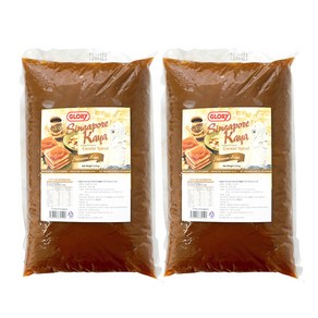 GLORY 프리미엄 싱가포르 카야잼 허니 브라운 2.5kg x 2ea (총 5kg), 2개