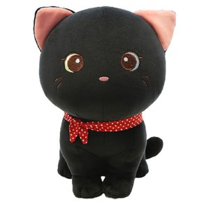 귀여운 선물용 목돌이 고양이 인형, Y블랙고양이28cm, 1개