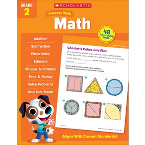 (영문도서) Scholastic Success with Math Gade 2 Papeback, Scholastic Teaching Resouces, English, 9781338798500