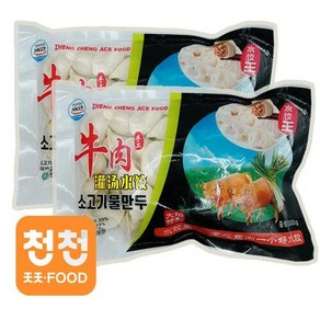 정정 에이스 소고기 물만두 2봉지, 600g, 2개