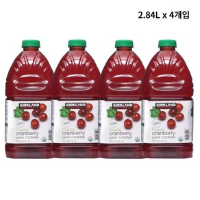 커클랜드시그니춰크랜베리주스2.84L x 4개, 2.84L