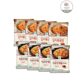 청정원 볶음밥 400gX8개 김치4 직화맛해물4