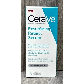 세라비 크림 ceave CeaVe Resufacing Retinol Seum 여드름 자국흉터 캡슐화된 레티놀 1oz 202272, 1개