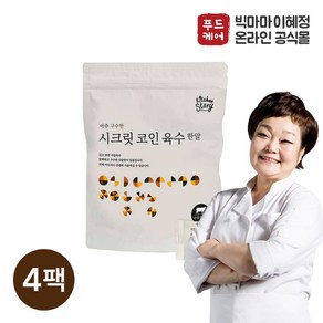 빅마마이혜정 시크릿코인 구수한맛 80g 4팩, 4개