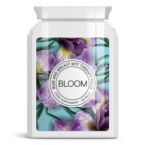 HUMAKEllc Bloom Fem Pills - MTF (Male-to-Female) 전환 과정에서 여성화 촉진 성형 호르몬 영양보충제 30정