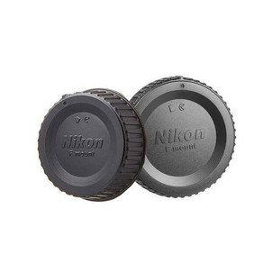 니콘 F 렌즈캡 / 바디캡 세트 _ Nikon F rear lens cap/camera body cap set