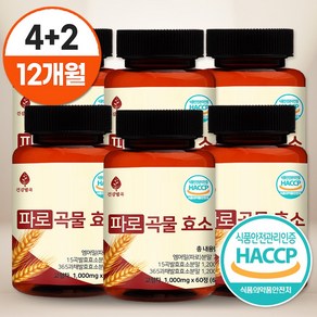 건강별곡 파로 곡물 효소 식약처인증 HACCP 이탈리아산 엠머밀 정, 6개, 60정