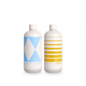 라브아 비건 퍼퓸 고농축 섬유유연제&세탁세제 500ML 2개입, 프랑지파니&가이악, 2개