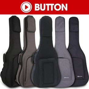 통기타가방 통기타케이스 기타긱백 버튼 Button Acoustic Guita Case, DB-2100, DB2100 GR (그레이)